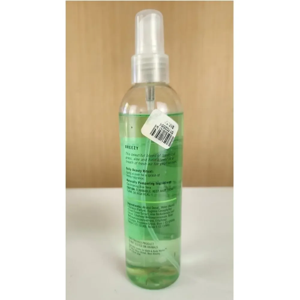 Bath & Body Works Green Clover & Aloe Splash 8oz RARE HTF Classics Body Spray